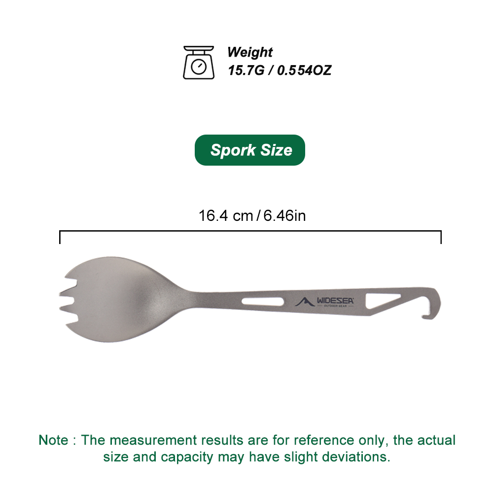 Widesea Camping-Kochset, Spork – Camping Hiking Cooking Bewertung und Preis