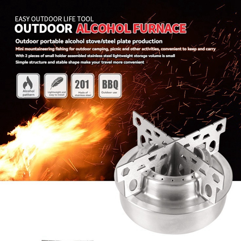 Tragbarer Mini-Alkoholkocher,  – Camping Hiking Cooking Bewertung und Preis